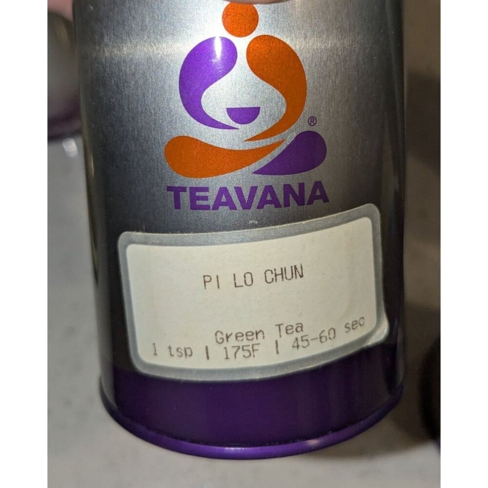 Teavana Loose-Leaf Tea Canisters 16 Oz Perfect tea Maker Airtight Storage 4 teas - Picture 12 of 16